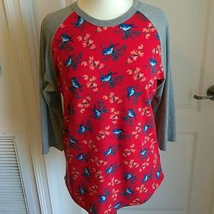 LuLaRoe Baseball Tee